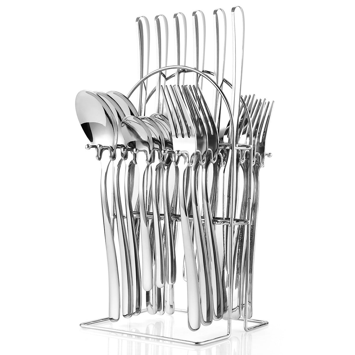 Elevate Your Dining Experience with Our 24-Piece Stainless Steel Cutlery Set